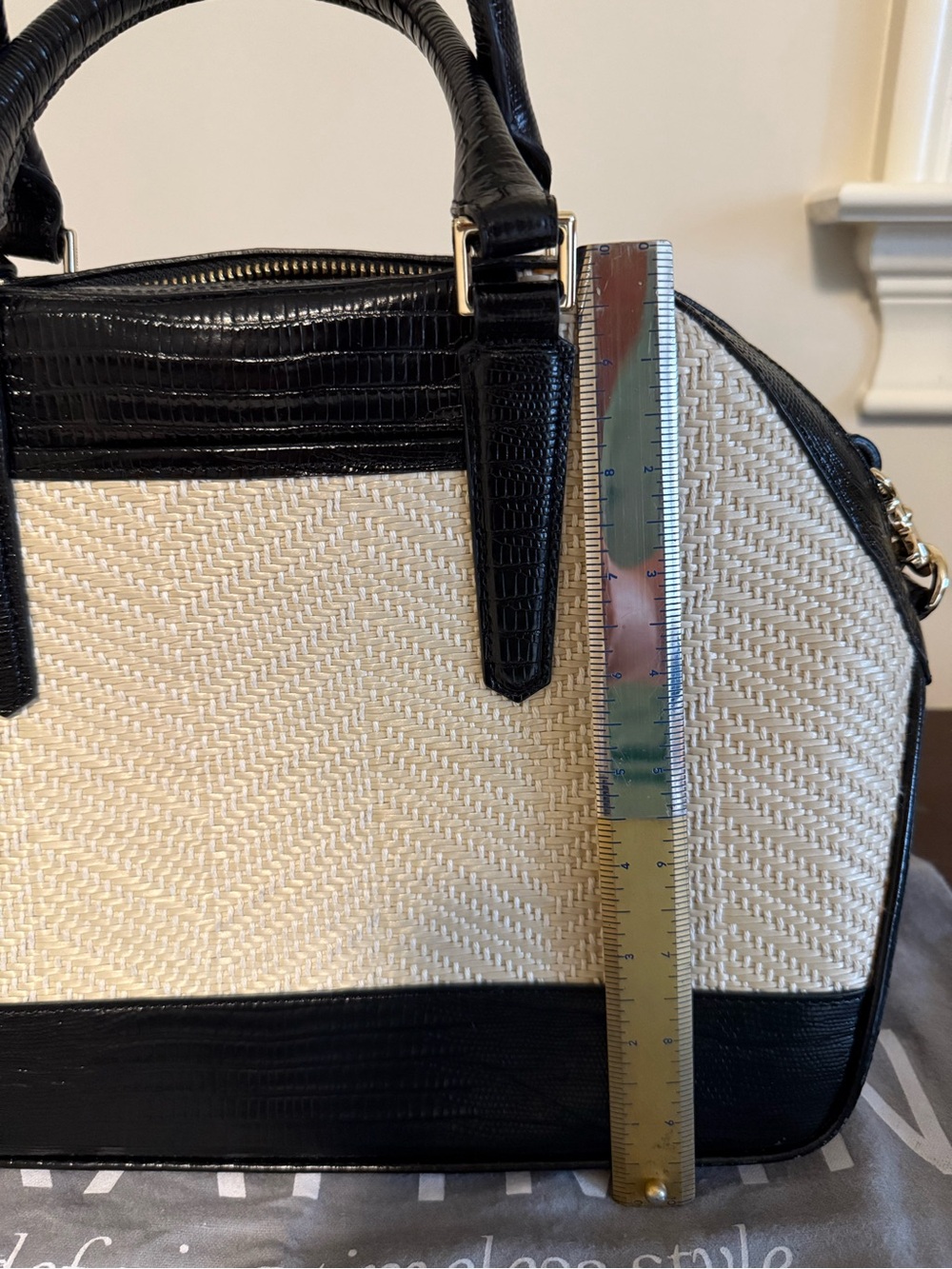 Brahmin Miramonte Black Floral Satchel - Picture 4 of 7